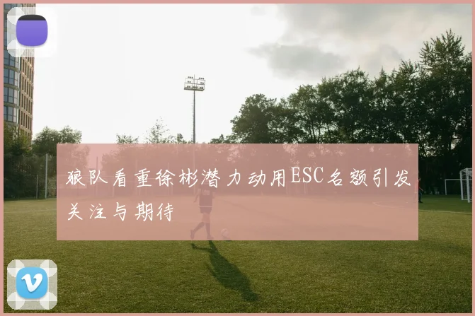 狼队看重徐彬潜力动用ESC名额引发关注与期待